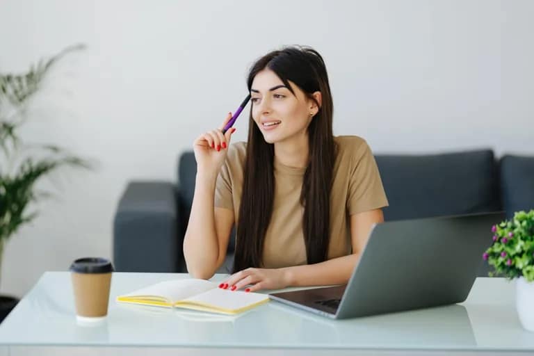 Student exploring career direction while pursuing online foundation courses