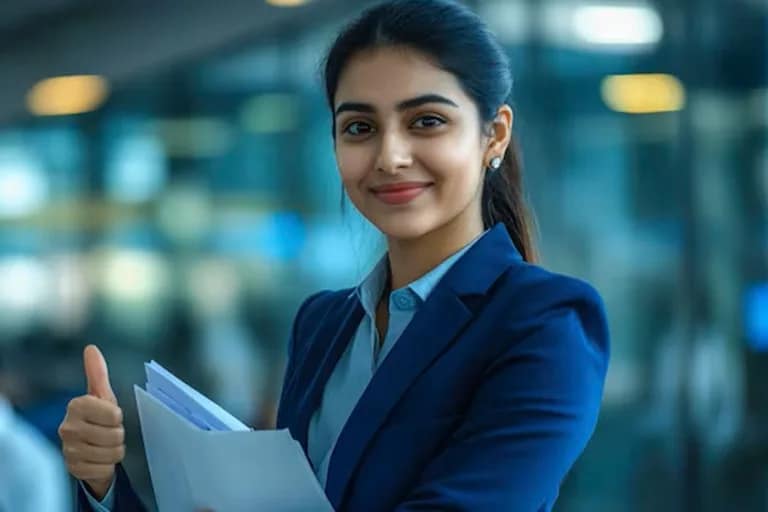Student learning industry tools and software in online PG diploma program